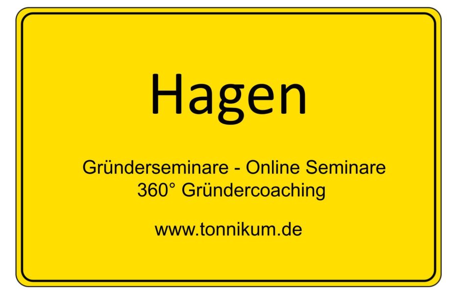 Hagen - Gründerseminare - Online Seminare - Gründeroaching