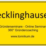 Recklinghausen Gründerseminare - Online Seminare - Gründeroaching - TONNIKUM®