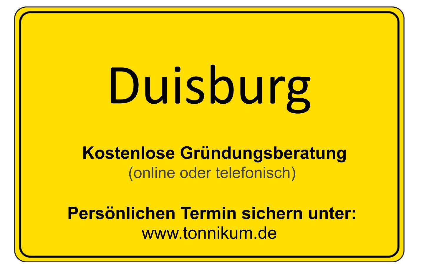 Existenzgründungsberatung Duisburg ⇒ kostenlose Erstberatung