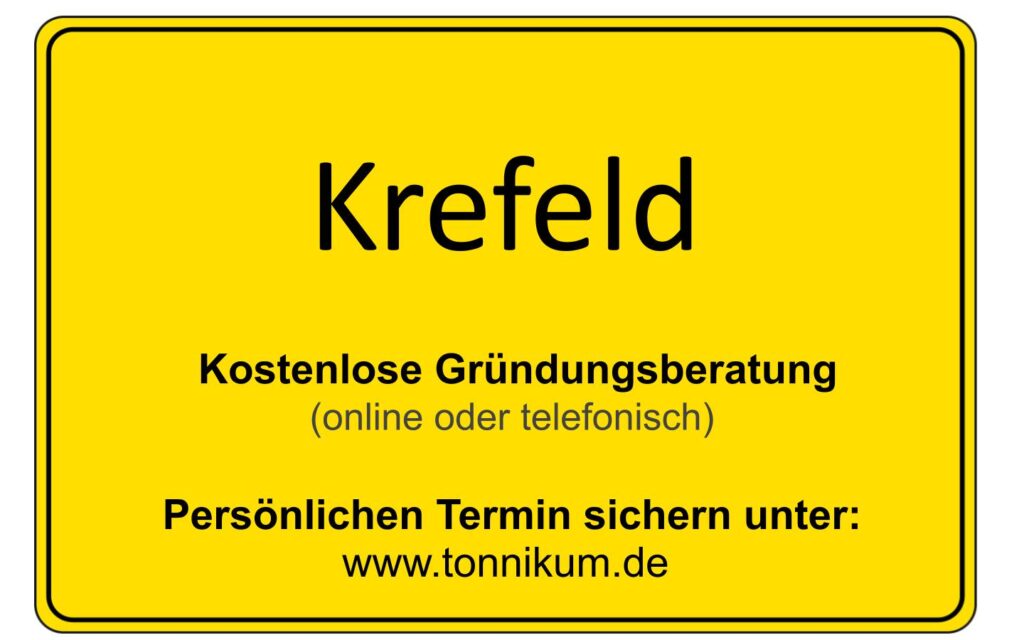 Krefeld Kostenlose Beratung Existenzgründung TONNIKUM®
