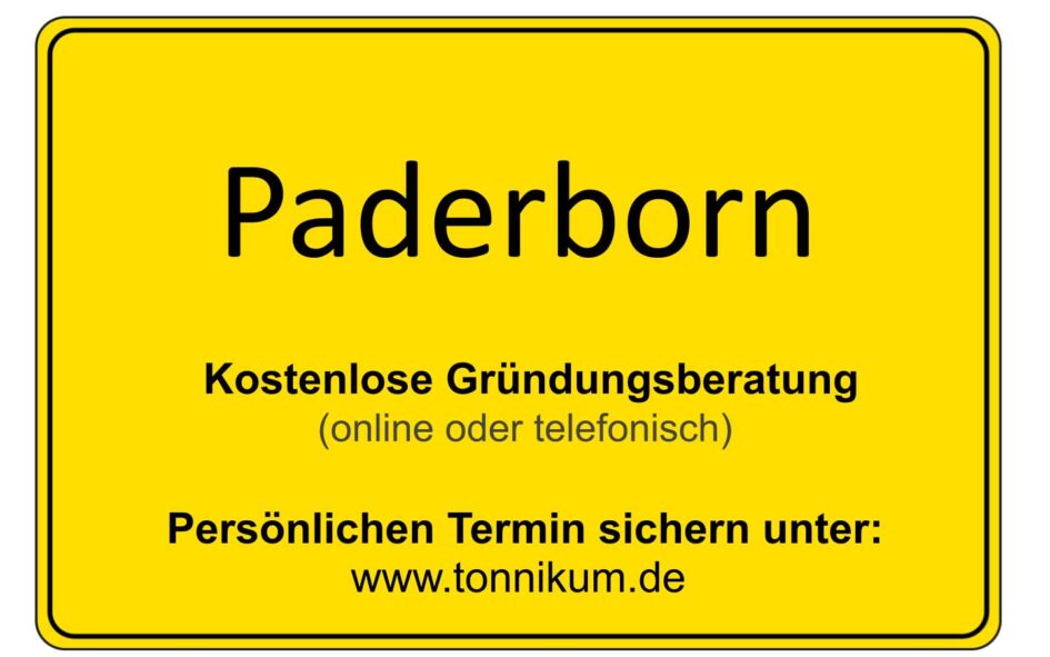 Paderborn Kostenlose Beratung Existenzgründung TONNIKUM®