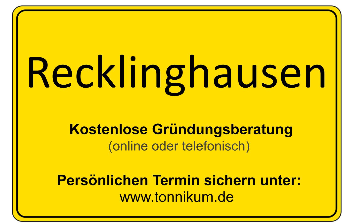Existenzgründungsberatung Recklinghausen ⇒ kostenlose Erstberatung