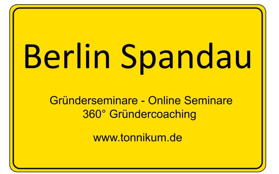 Berlin Spandau Gründerseminare - Online Seminare - Gründeroachingå