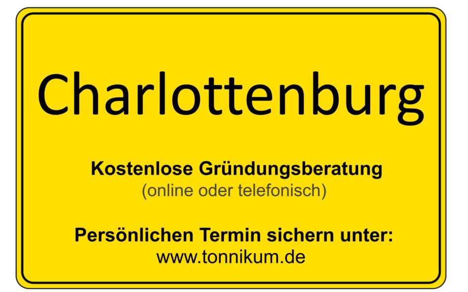 Charlottenburg Kostenlose Beratung Existenzgründung TONNIKUM®