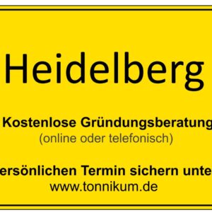 Existenzgründungsberatung Heidelberg ⇒ kostenloses Erstgespräch