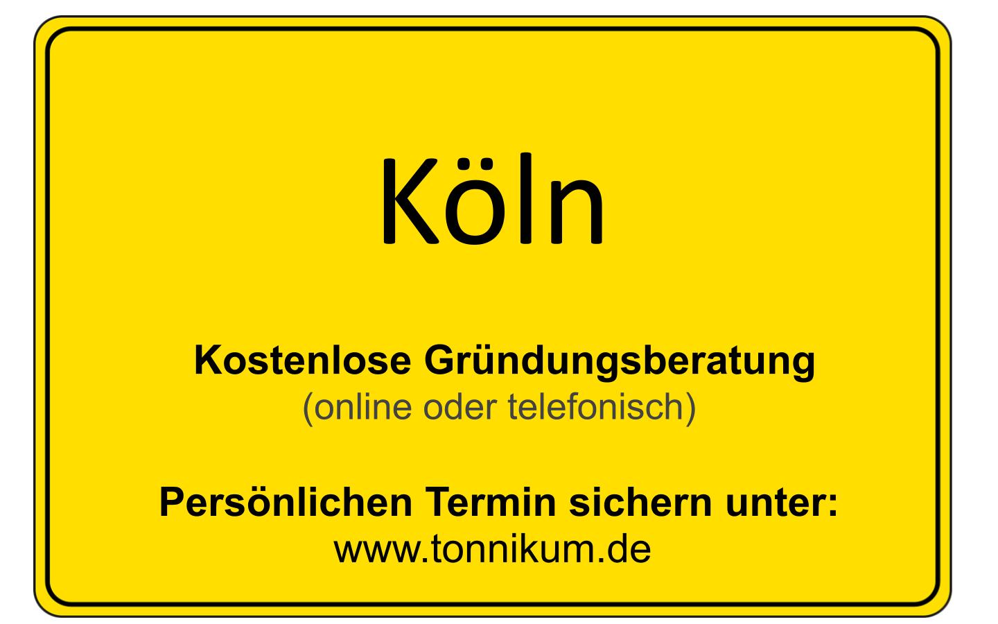 Köln Beratung Existenzgründung  ⇒ kostenloses Erstgespräch