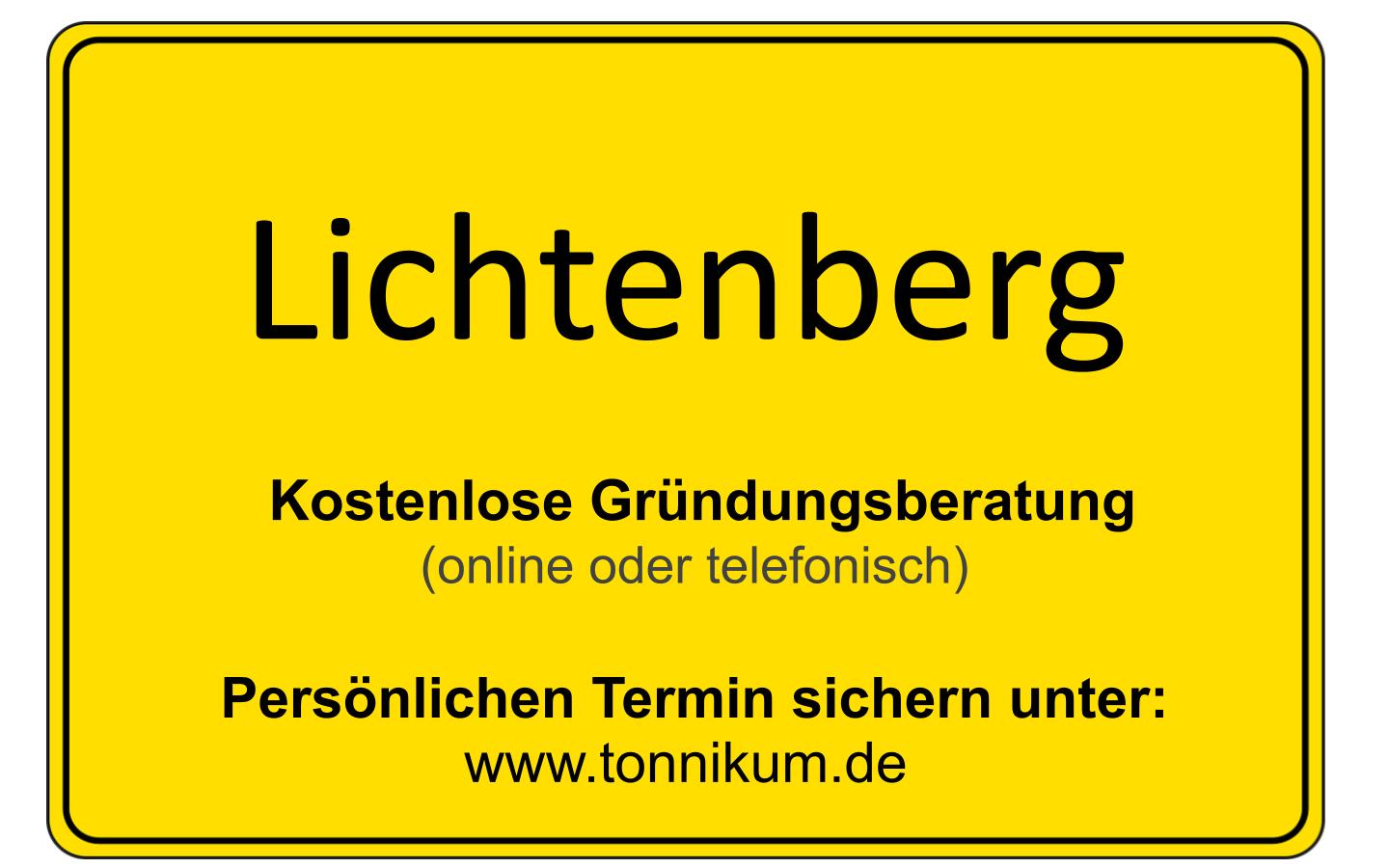 Lichtenberg kostenlose Beratung Existenzgründung (online per GoogleMeet)