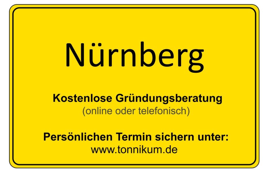Nürnberg Kostenlose Beratung Existenzgründung TONNIKUM®