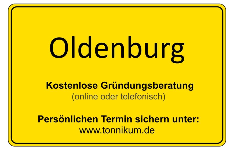 Oldenburg Kostenlose Beratung Existenzgründung TONNIKUM®