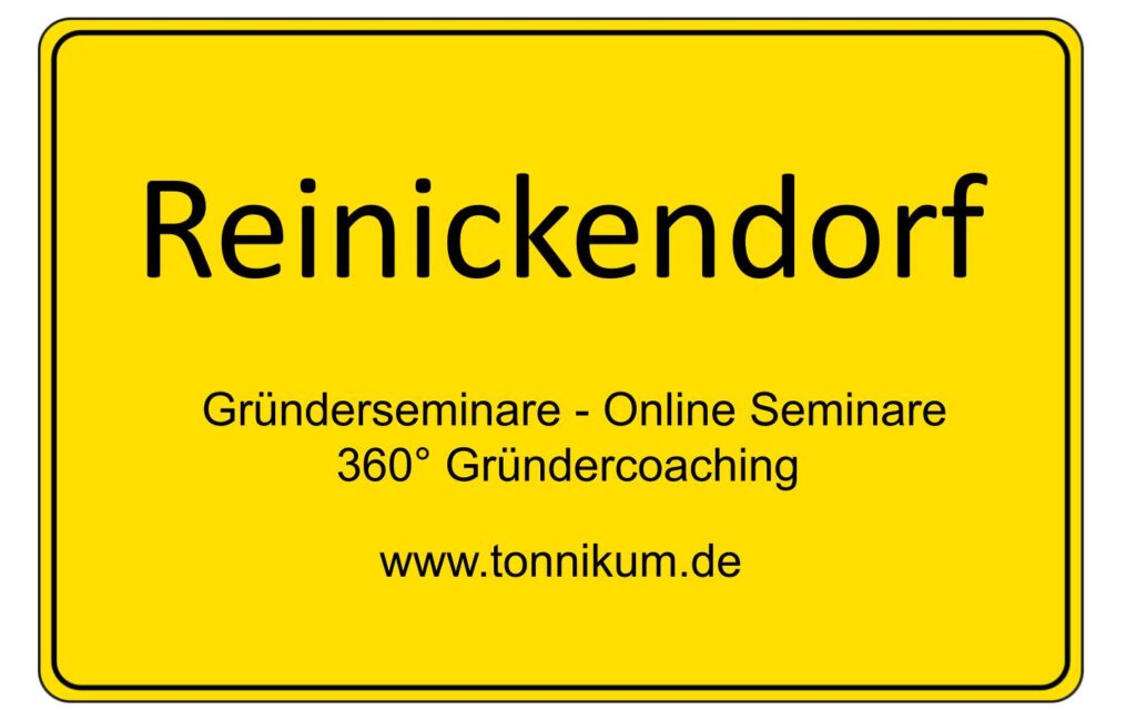 Reinickendorf Gründerseminar - Online Seminare - Gründeroaching - TONNIKUM®