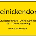 Reinickendorf Gründerseminar - Online Seminare - Gründeroaching - TONNIKUM®