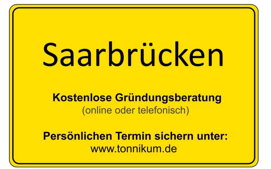 Saarbrücken Kostenlose Beratung Existenzgründung TONNIKUM®