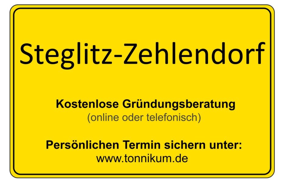 Steglitz-Zehlendorf Kostenlose Beratung Existenzgründung TONNIKUM®