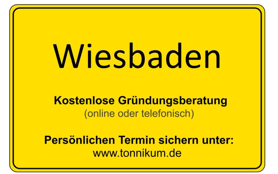 Wiesbaden Kostenlose Beratung Existenzgründung TONNIKUM®