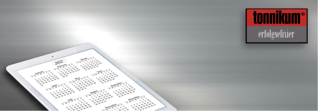 veranstalungskalender 2022 TONNIKUM®