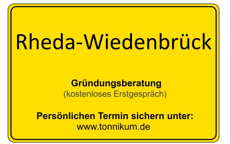 Rheda-Wiedenbrück Existenzgründungsberatung TONNIKUM®