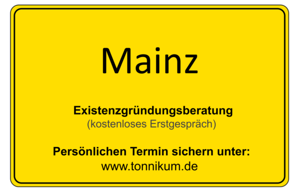 Mainz Existenzgründungsberatung TONNIKUM®