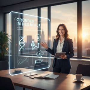 Expertin Sabrina Neumann präsentiert Gründungsstrategien für Heilberufe mit KI und Fördermitteln